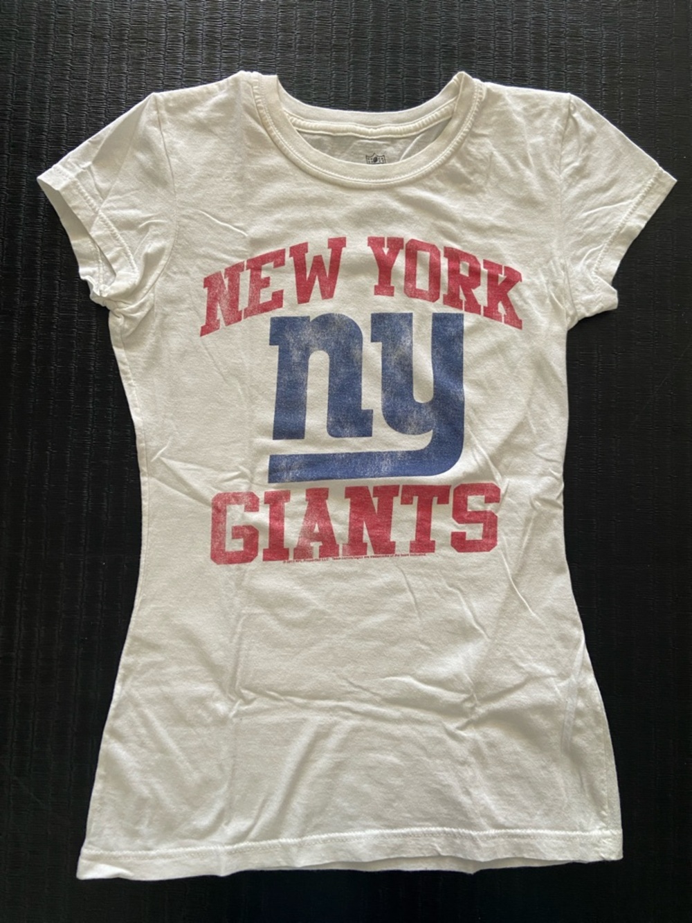 White New York Giants Graphic Tee - Women's Short Sleeve